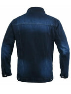 Mcdonagh Navy Blue Slim Fit Denim Jacket
