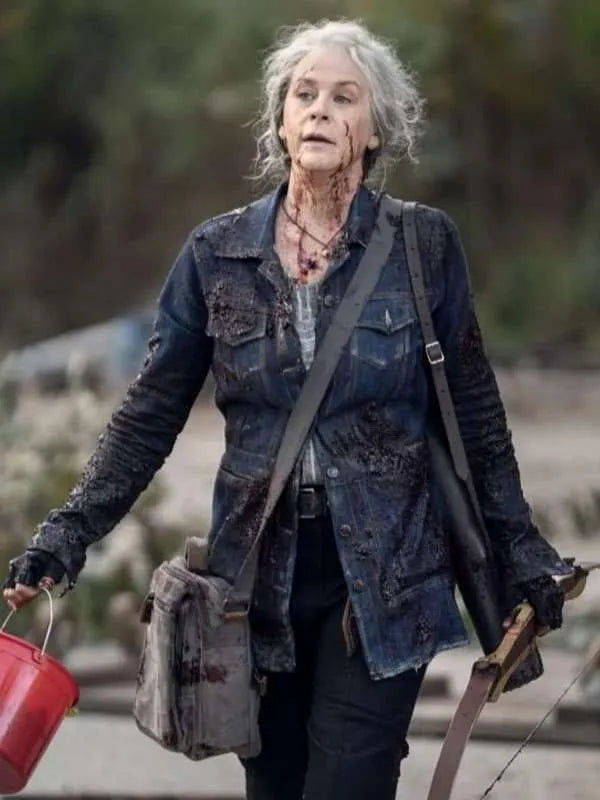 
Melissa McBride The Walking Dead Season 10 Blue Denim Jacket
