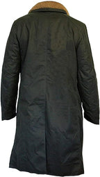 Men's Blade Long Fur Runner Shearling Long Coat Back