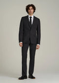 Men’s black suit coat