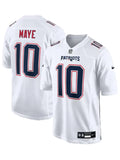 Mens-Nike-Drake-Maye-Tundra-White-New-England-Patriots-Game-Jersey