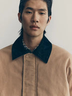 Mens Cropped Workwear Jacket