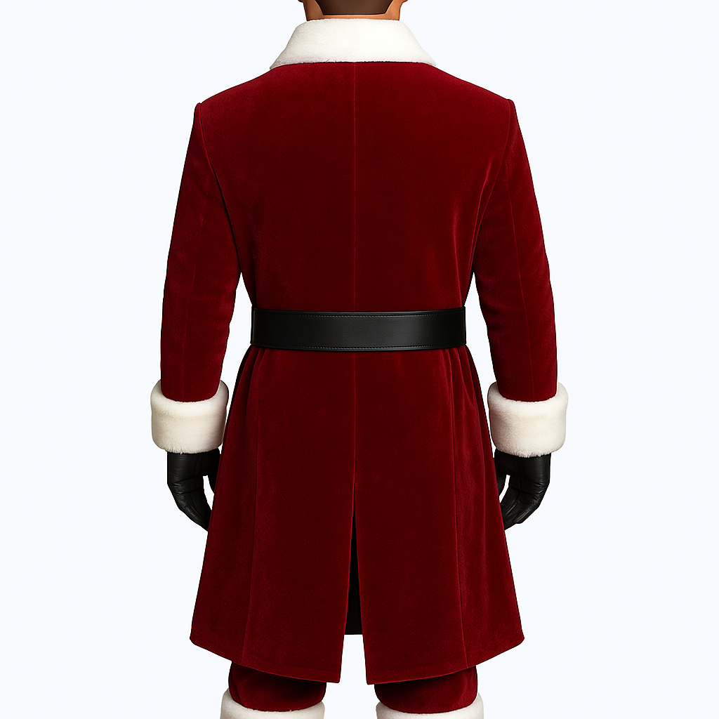 Mens Santa Claus Velvet Coat