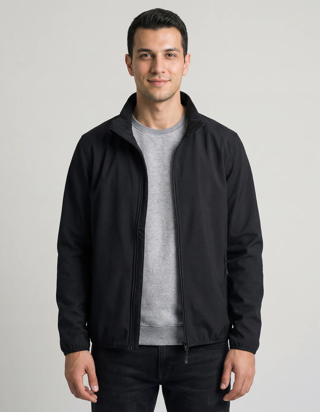 Mens Windbreaker Jacket Black
