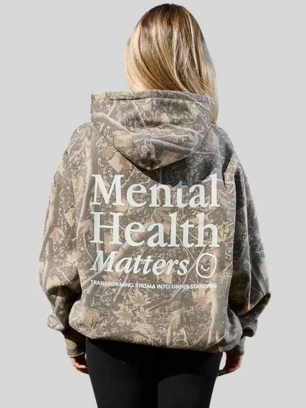 Mental Health Matters Camo Hoodie