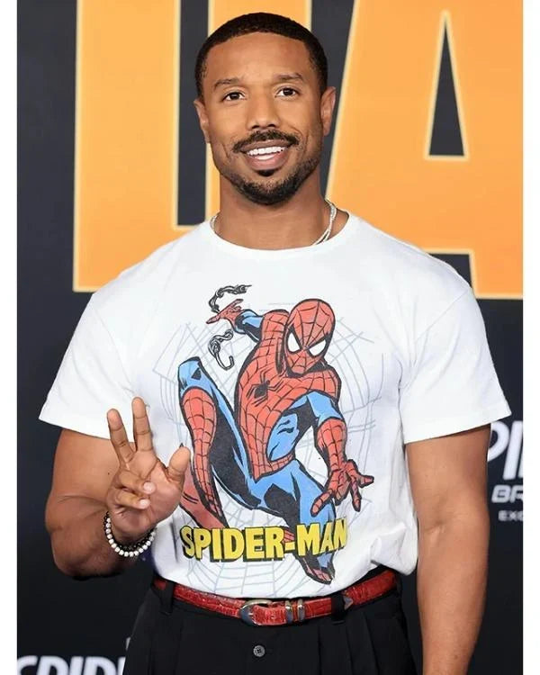 Michael B Jordan Spider-Man Premiere T-Shirt