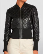 Michelle-Keegan-Fool-Me-Once-2024-Black-Quilted-Jacket