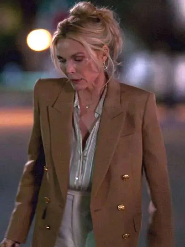 Michelle Pfeiffer The Madison Brown Blazer