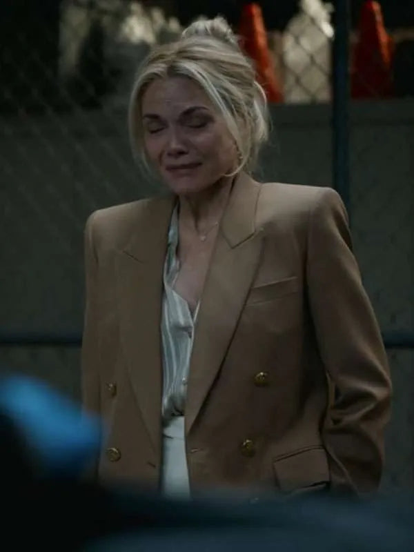 Michelle Pfeiffer The Madison S01 Brown Blazer