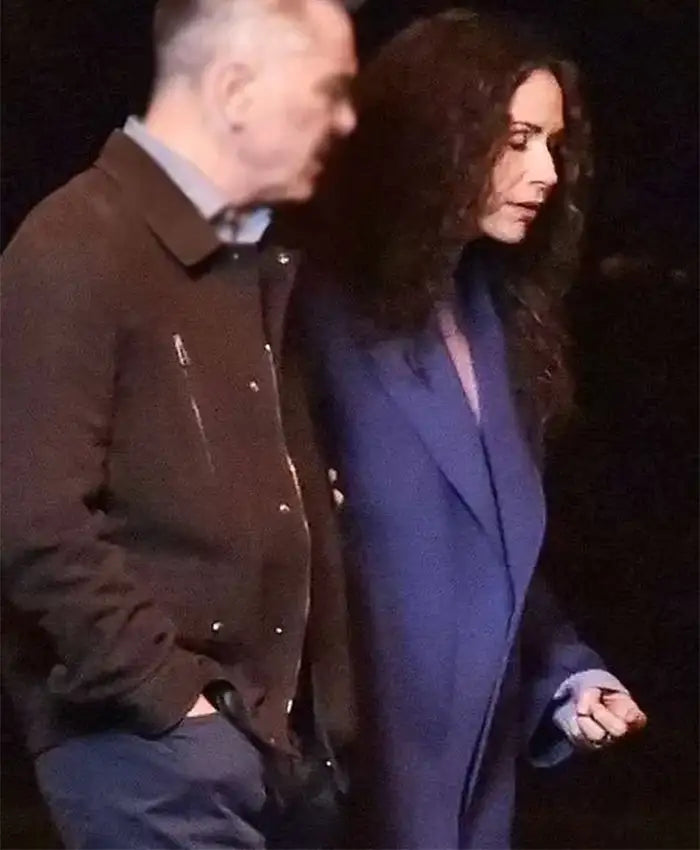 Minnie Driver Run Away S01 New Blue  Coat