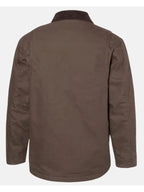 Mittie Fay Mens Brown Cotton Jacket Corduroy Collar