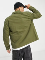 Mitts Men's Green Cotton Jacket