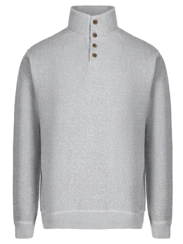 Mock Shirt Jumper Grey