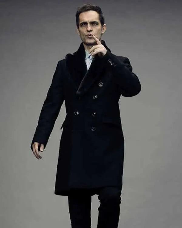 Money Heist S05 Berlin Black Wool Coat