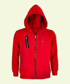 Money Heist Zip up Red Hoodie