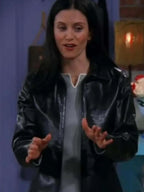 
Monica Geller Friends Black Leather Jacket