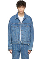 Mugler Spiral Denim Jacket
