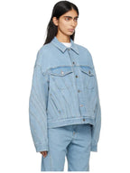 Mugler Spiral Denim Jacket