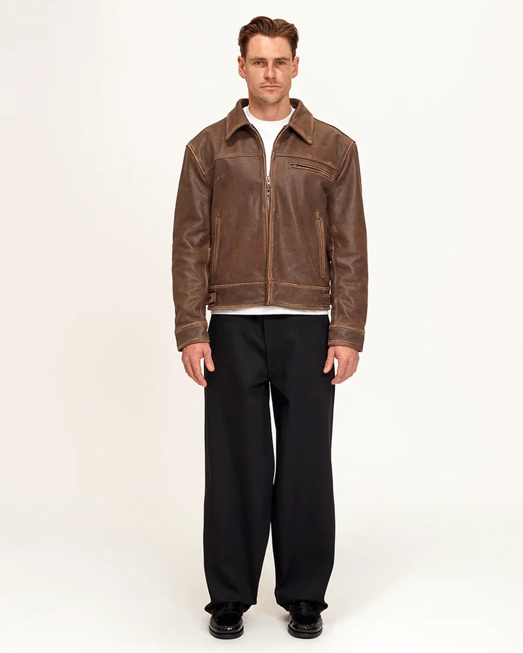 Mutimer-Aged-Heavy-Wash-brown-Leather-Jacket