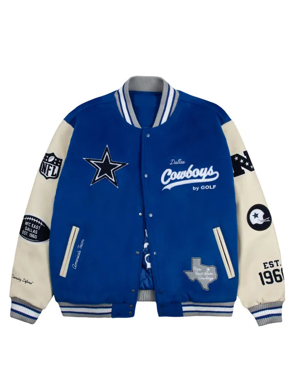 NFL Dallas Cowboys X Golf Wang Letterman Varsity Jacket