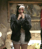Nairobi Money Heist  faux fur Jacket