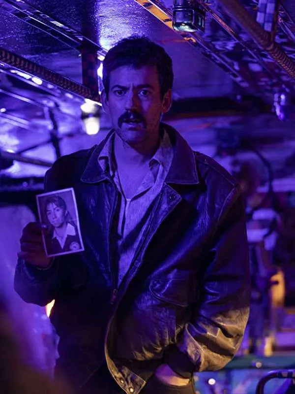 
 Narcos: Mexico Victor Tapia Leather Jacket