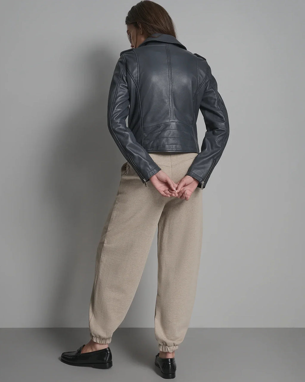 Navy-Madeline-Asymmetrical-Leather-Jacket-Back