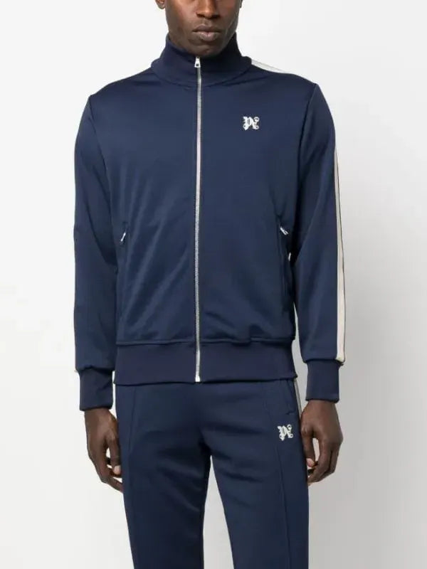 Navy Blue Palm Angels Jacket