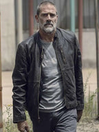 
Negan The Walking Dead Season 9 Black Leather Jacket
