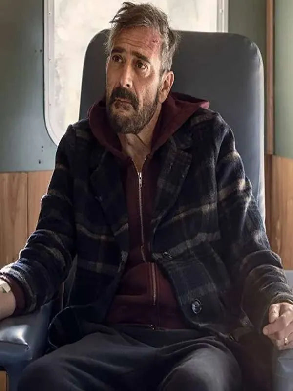 Jeffrey Dean Morgan The Walking Dead Season 10  Black Wool Coat