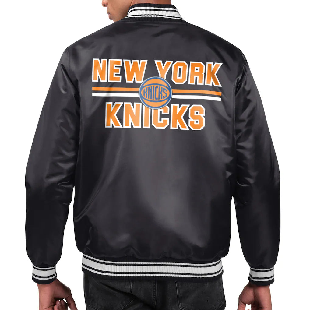 New York Knicks Starter Jacket Black