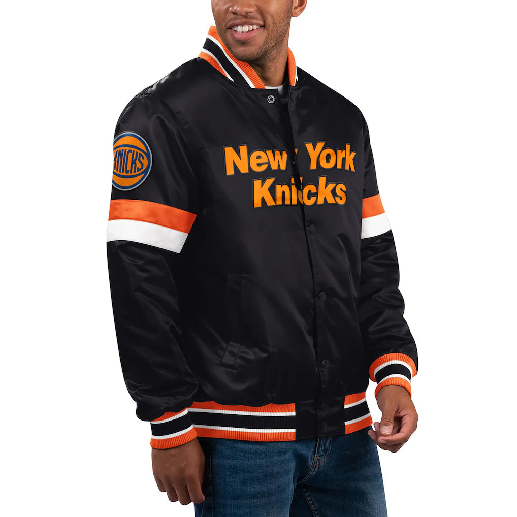 New York Knicks Starter Jacket Black