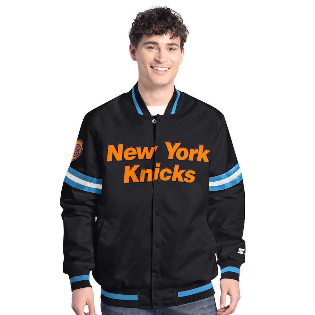 New York Knicks Starter Jacket Black