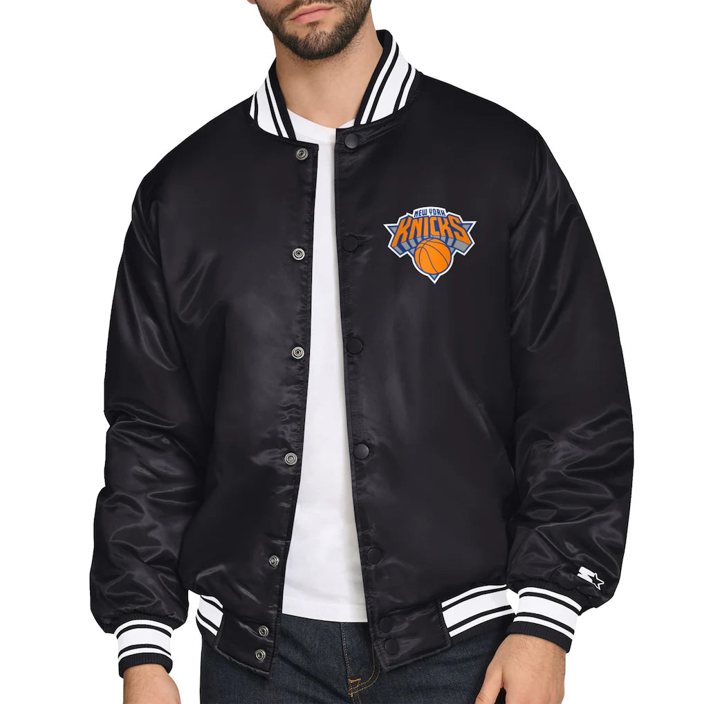 New York Knicks Starter Jacket Black