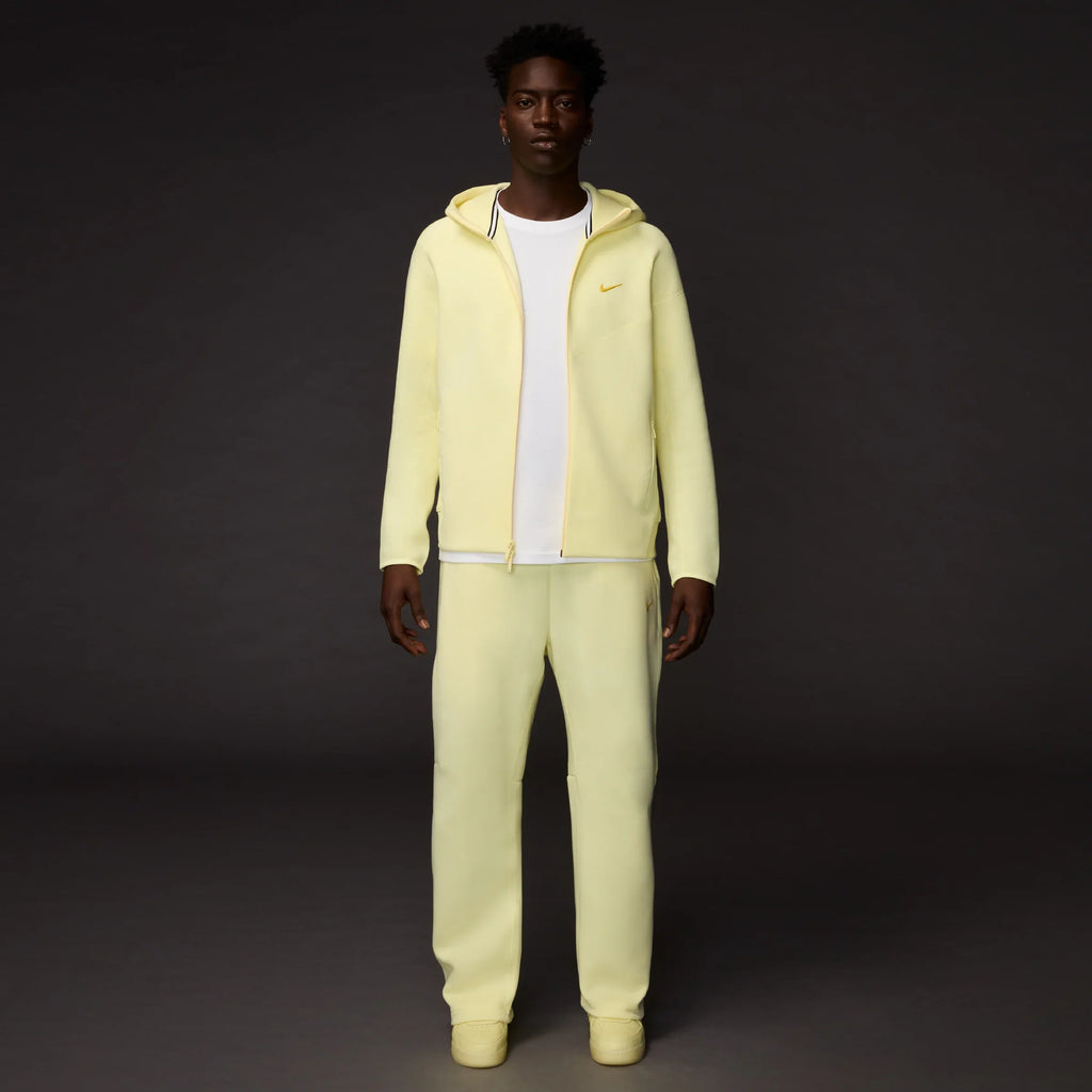 Nike-Nocta-Tech-Fleece-Full-Zip-Hoodie-Citron-Tint
