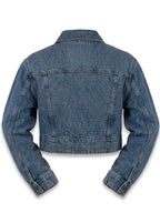 Norma Shields Women's Vintage Cropped Denim Jacket