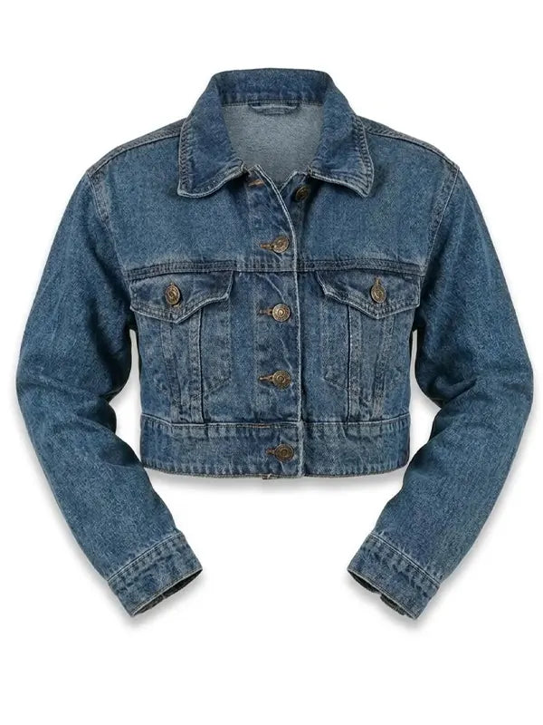 Norma Shields Women's Vintage Cropped Denim Jacket