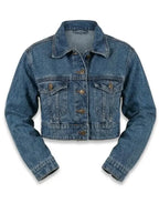 Norma Shields Women's Vintage Cropped Denim Jacket