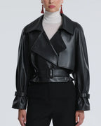 Nour Hammour Leather Jacket