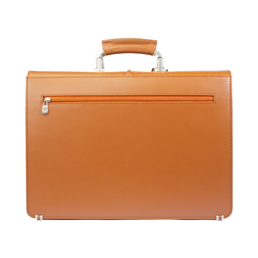 Modern Leather Office Bag with Lock Zing Apparel