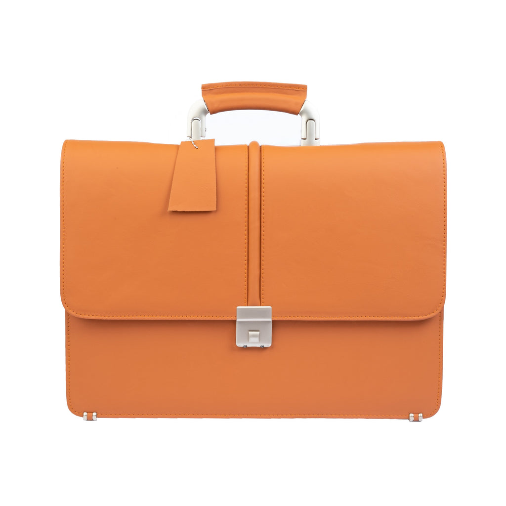 Modern Leather Office Bag With Lock Zing Apparel