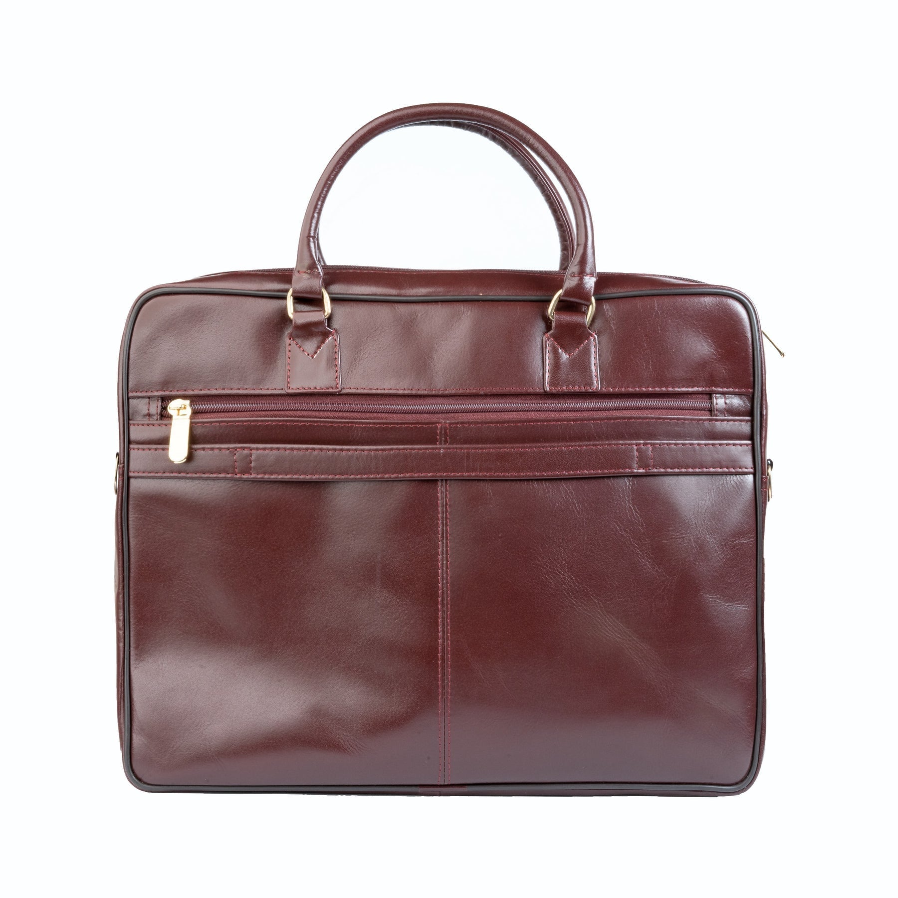 Premium Oil Pull Up Laptop Bag, Black Zing Apparel