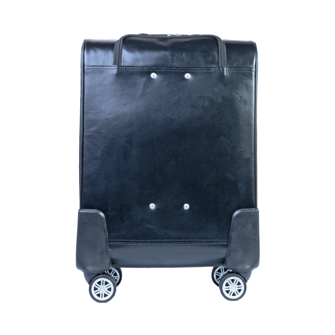 Modern Leather Case Cabin Trolley Bag Zing Apparel
