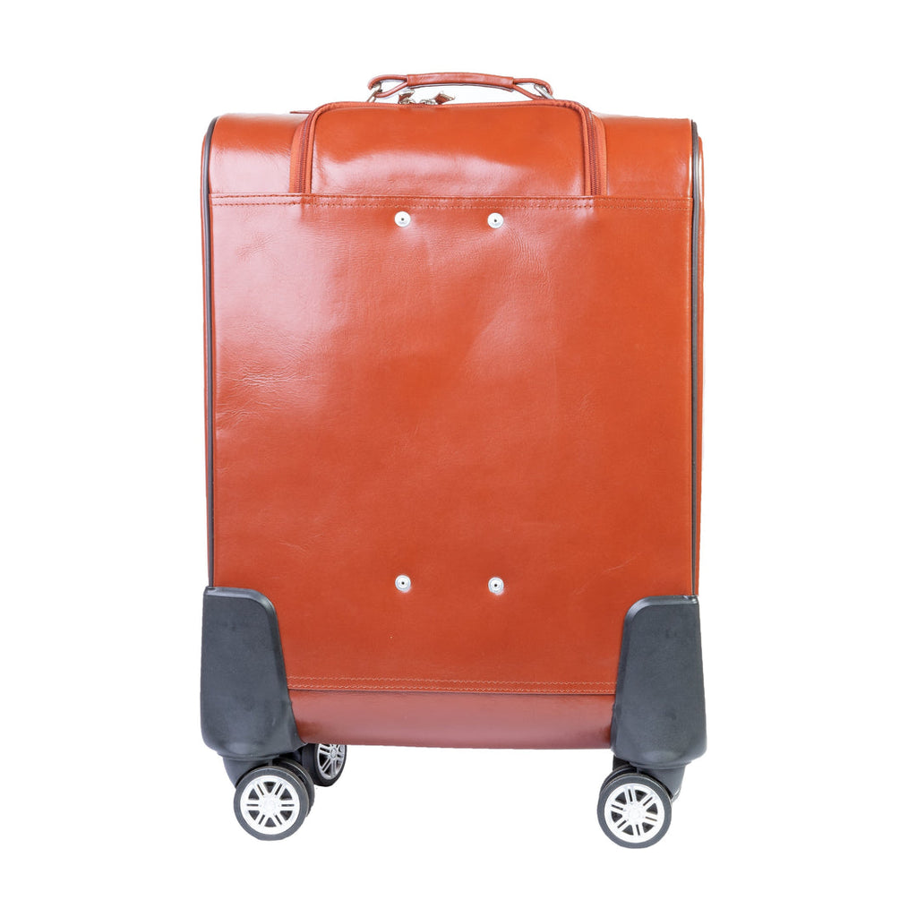 Modern Leather Case Cabin Trolley Bag Zing Apparel