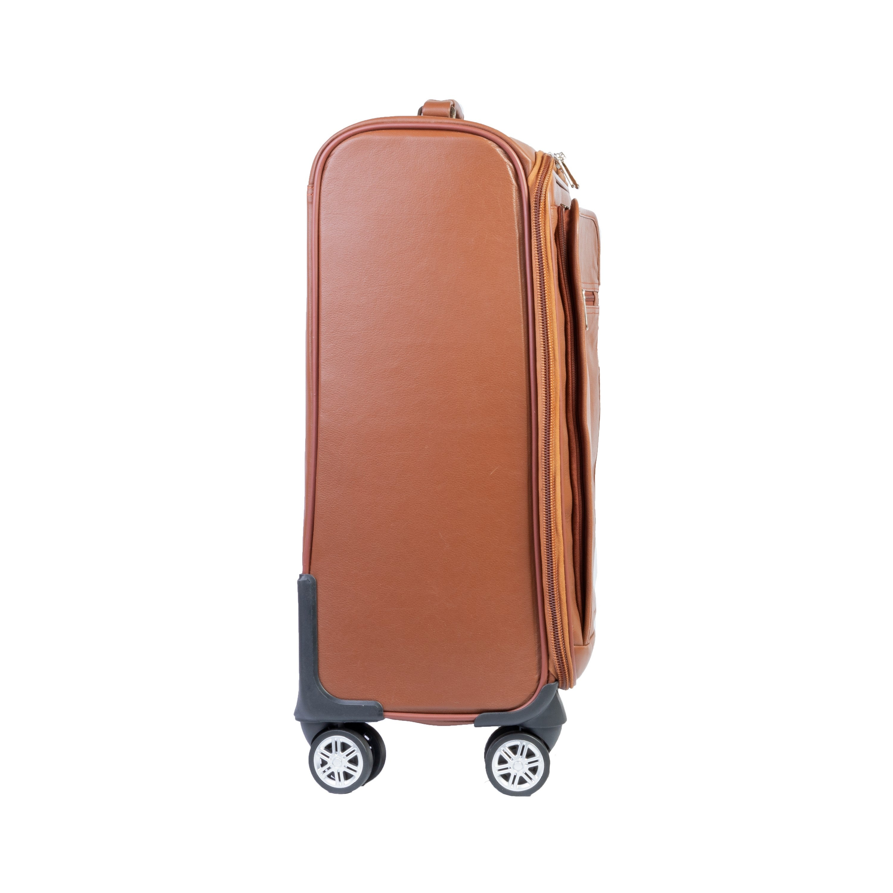 Modern Spin Leather Cabin Trolley Bag Zing Apparel