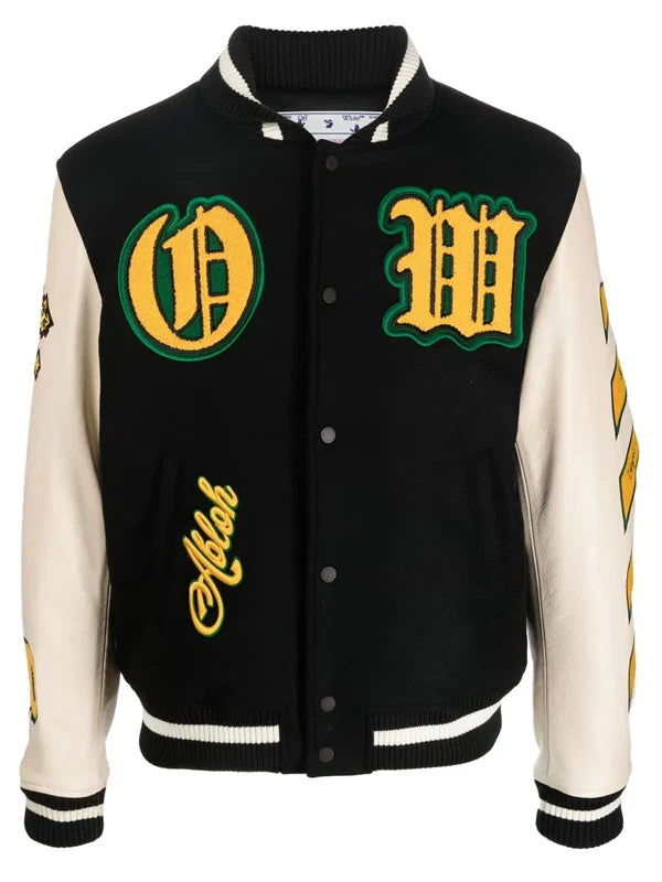 Off-White-Logo-Patch-Varsity-Jacket