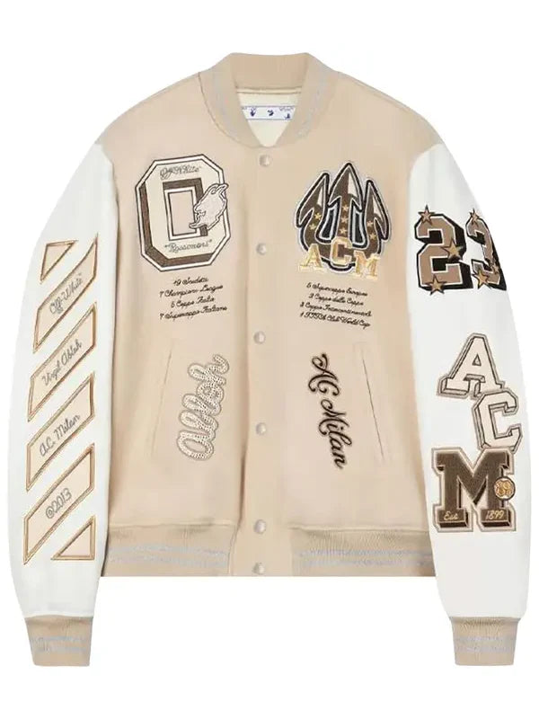 Off-White-x-AC-Milan-Varsity-Jacket-Cream-White