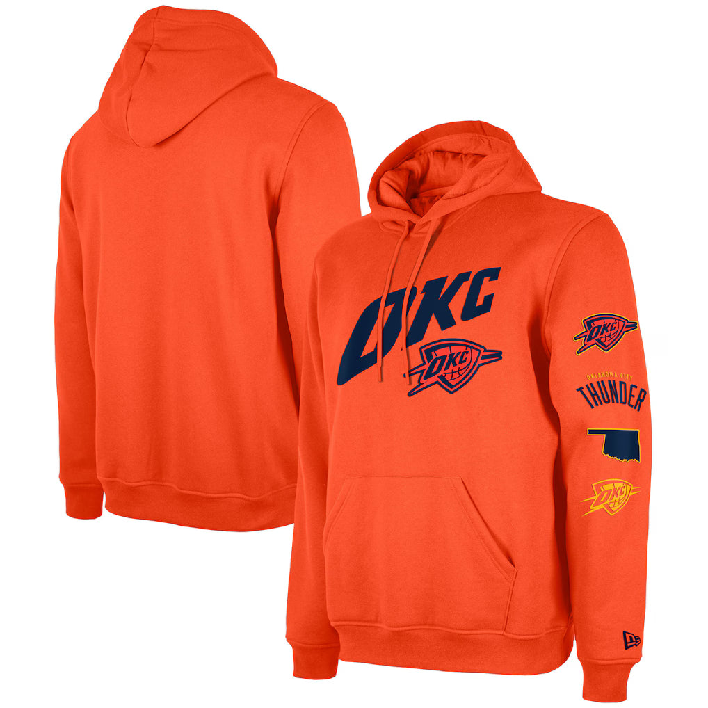 Orange Okc Thunder Hoodie