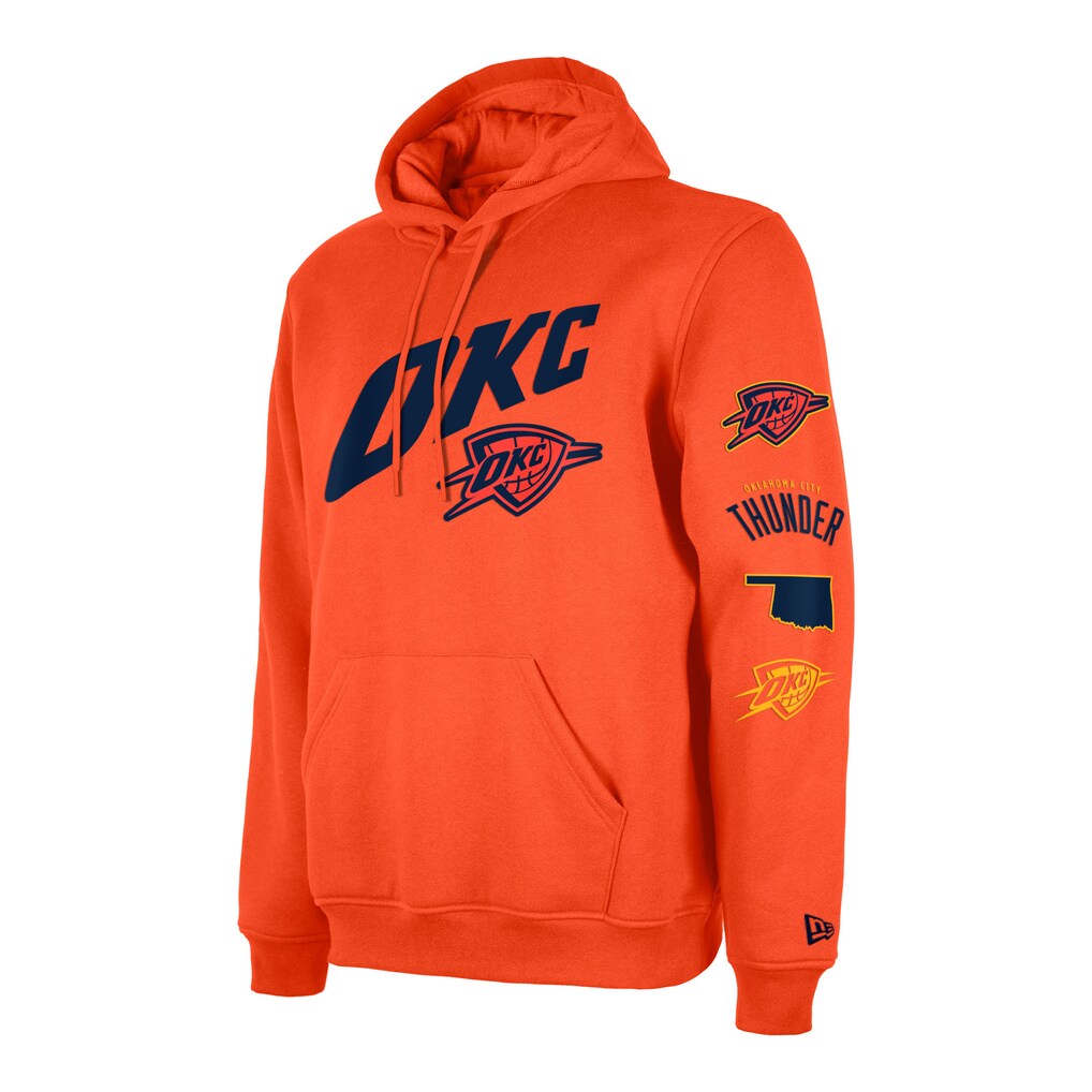 Orange Okc Thunder Hoodie
