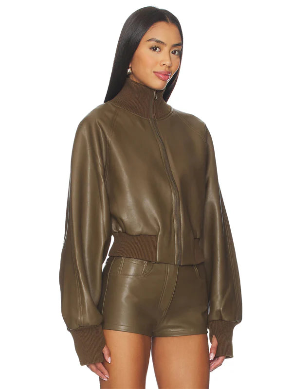 Oversized-Turtleneck-Bomber-Jacket-In-Bark-Norma-Kamali